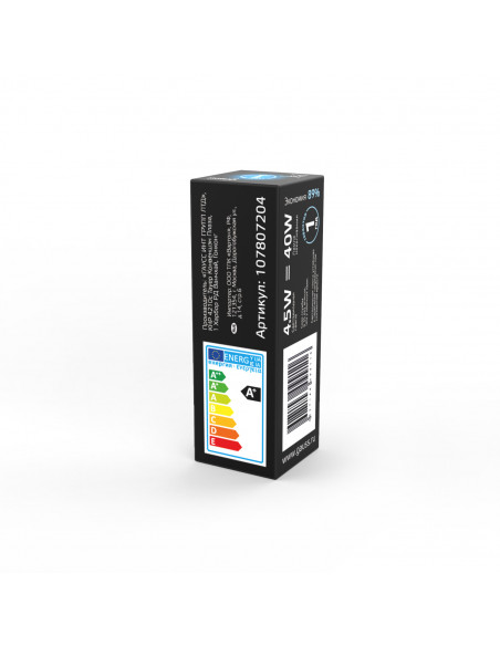 Лампа Gauss G4 AC220-240V 4.5W 400lm 4100K стекло LED 1/10/200