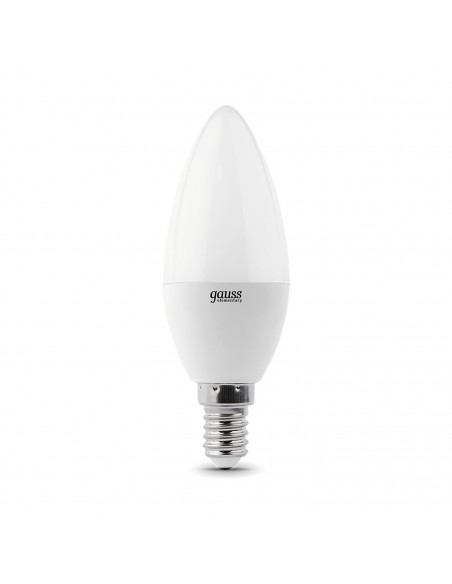 Лампа Gauss Elementary Свеча 7W 450lm 3000K E14 (3 лампы в упаковке) LED 1/40