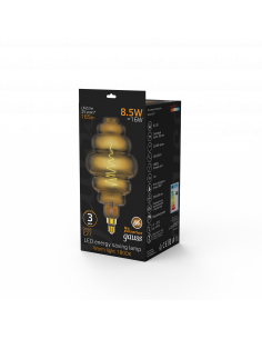 Лампа Gauss Filament Honeycomb 8.5W 165lm 1800К Е27 gray... 2