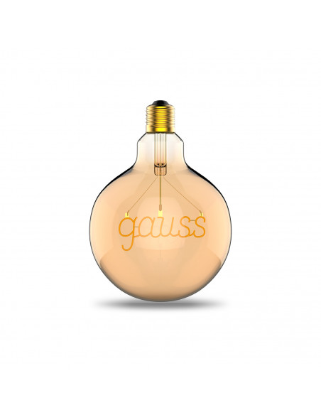 Лампа Gauss Filament G125 2,5W 200lm 2000К Е27 golden GAUSS LED 1/20