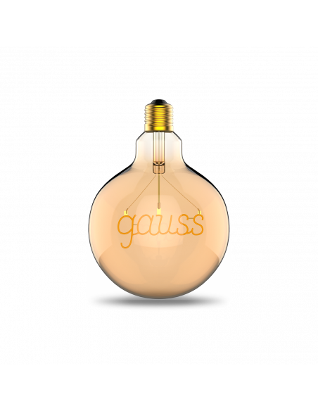 Лампа Gauss Filament G125 2,5W 200lm 2000К Е27 golden GAUSS LED 1/20