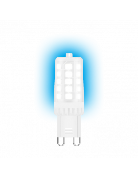 Лампа Gauss G9 AC185-265V 3,5W 460lm 6500K керамика LED 1/10/200