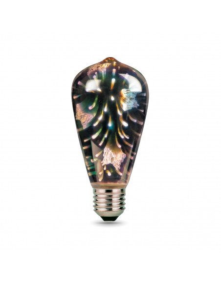 Лампа Gauss Filament ST64 4W Е27 Butterfly-3D LED 1/10/40