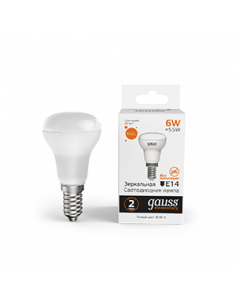 Упаковка 10 штук Лампа Gauss Elementary R50 6W 450lm...