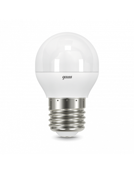 Упаковка 10 штук Лампа Gauss Шар 6.5W 550lm 4100K E27 LED 1/10/100