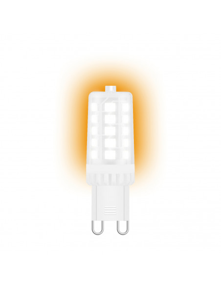 Лампа Gauss G9 AC185-265V 3,5W 460lm 3000K керамика LED 1/10/200