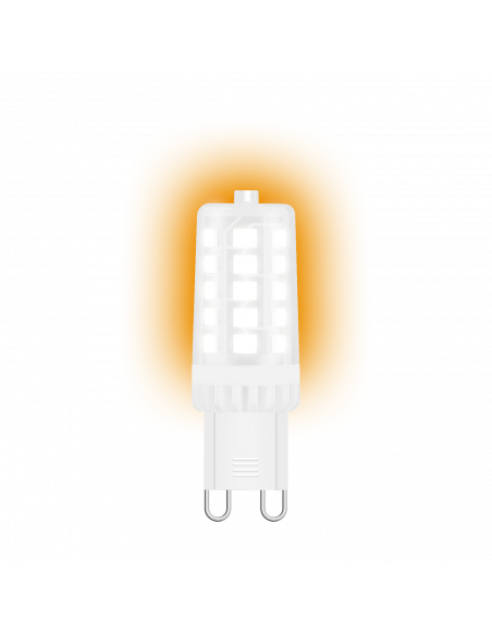 Лампа Gauss G9 AC185-265V 3,5W 460lm 3000K керамика LED 1/10/200