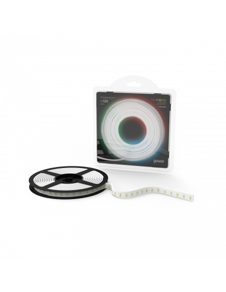 Лента Gauss LED 5050/60-SMD 14.4W 12V DC RGB (блистер 5м)