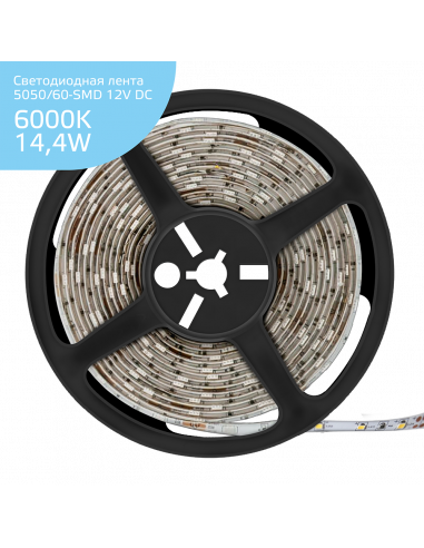 Лента Gauss LED Elementary 5050/60-SMD 14.4W...