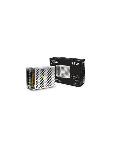 Блок питания Gauss 75W 24V IP20 1/120
