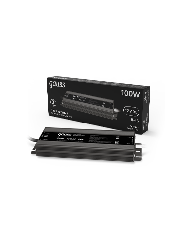 Блок питания Gauss 100W 12V IP66 1/15