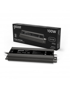 Блок питания Gauss 100W 12V IP66 1/15 2