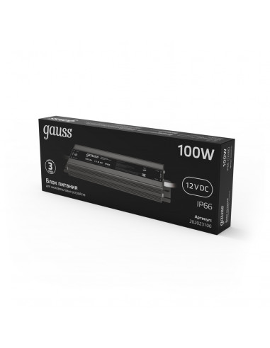 Блок питания Gauss 100W 12V IP66 1/15