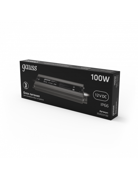 Блок питания Gauss 100W 12V IP66 1/15