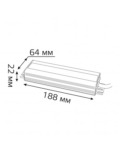 Блок питания Gauss 100W 12V IP66 1/15