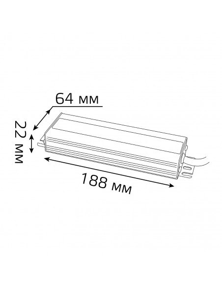Блок питания Gauss 100W 12V IP66 1/15