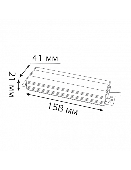 Блок питания Gauss 60W 12V IP66 1/20
