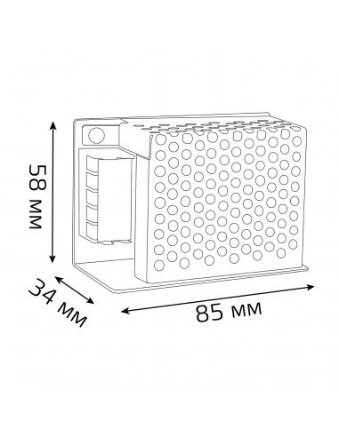 Блок питания Gauss 30W 24V IP20 1/140