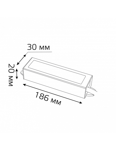 Блок питания Gauss 15W 12V IP66 1/100