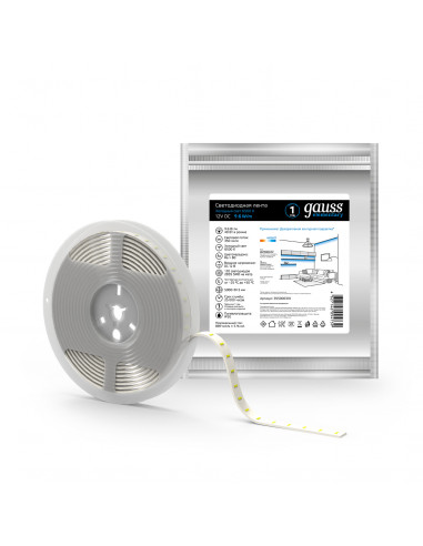 Лента Gauss LED Elementary 2835/120-SMD 9.6W...