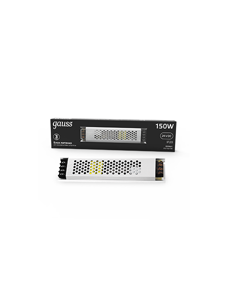Блок питания Gauss 150W 24V IP20 ультратонкий 1/70