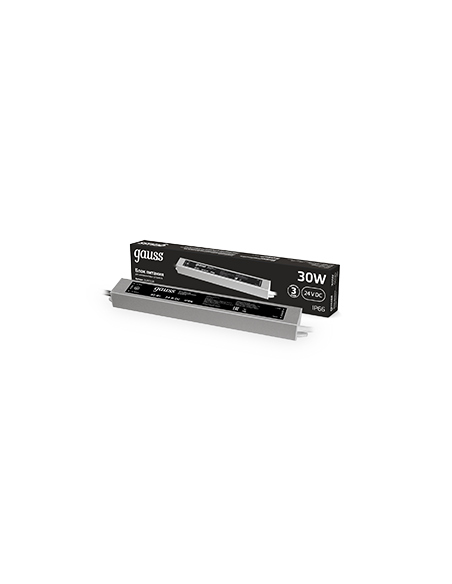 Блок питания Gauss 30W 24V IP66 1/50