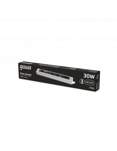 Блок питания Gauss 30W 24V IP66 1/50