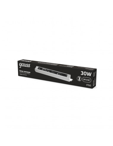 Блок питания Gauss 30W 24V IP66 1/50