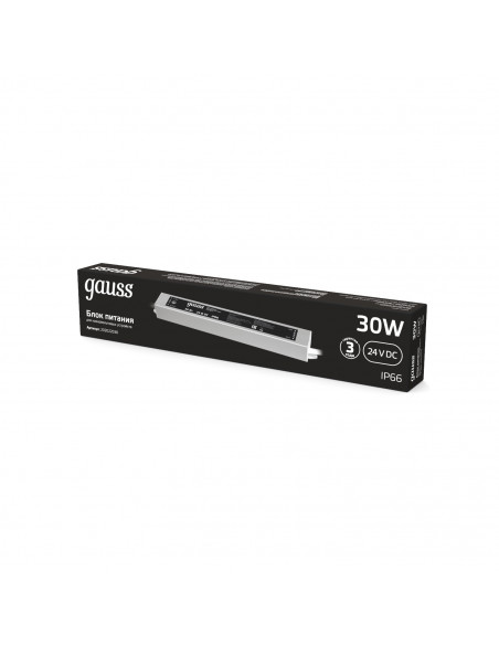Блок питания Gauss 30W 24V IP66 1/50