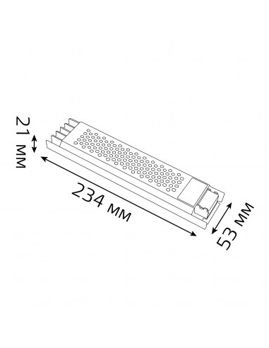 Блок питания Gauss 150W 12V IP20 ультратонкий 1/36