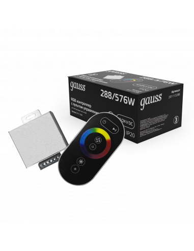 Контроллер RGB Gauss для лент 288W/576W 12V/24V...