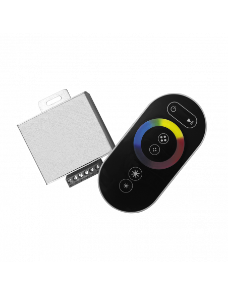 Контроллер RGB Gauss для лент 288W/576W 12V/24V 24А IP20 с сенсорным пультом (чёрный) 1/100