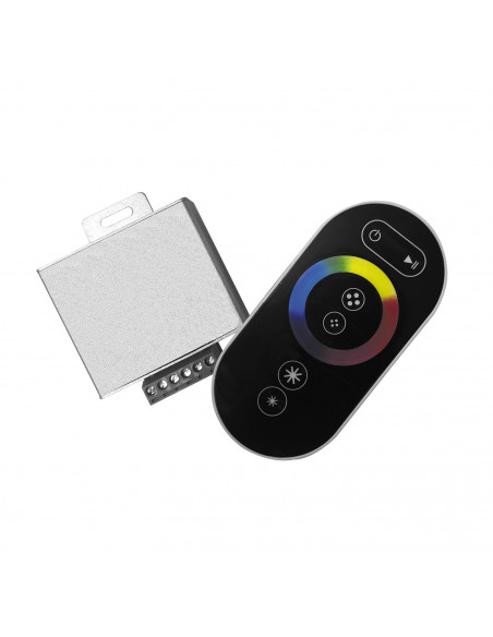 Контроллер RGB Gauss для лент 288W/576W 12V/24V 24А IP20 с сенсорным пультом (чёрный) 1/100