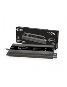 Блок питания Gauss 150W 24V IP66 1/40