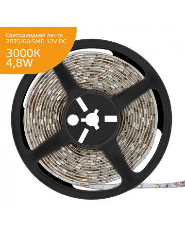Лента Gauss LED Elementary 2835/60-SMD 4.8W 12V...
