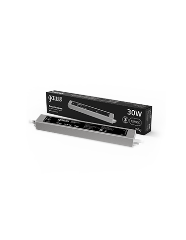 Блок питания Gauss 30W 12V IP66 1/50
