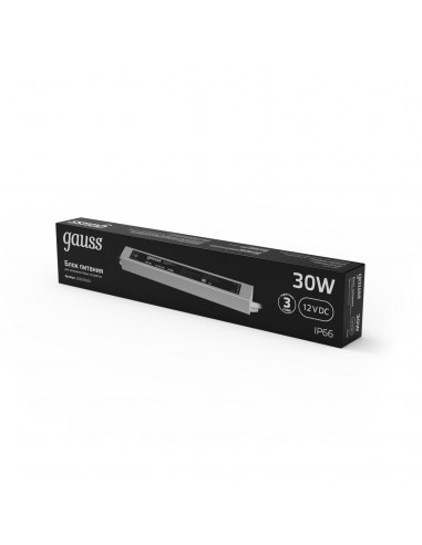 Блок питания Gauss 30W 12V IP66 1/50