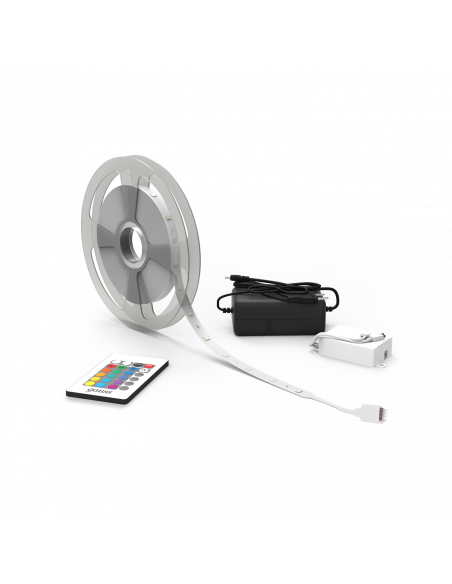 Лента Gauss Basic в комплекте LED 5050/30RGB+30W 12V 6W/m 390lm/m RGBW 10mm 3m IP20 1/50