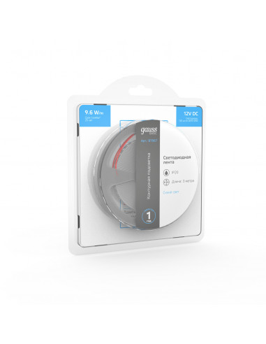 Лента Gauss Basic LED 2835/120 12V 9,6W/m...