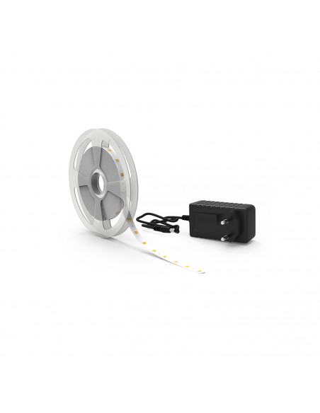 Лента Gauss Basic в комплекте LED 2835/60 12V 6W/m 600lm/m 3000K 8mm IP65 5m 1/50