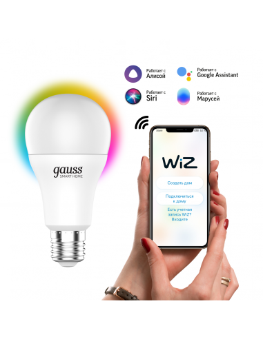 Лампа Gauss Smart Home A60 10W 1055lm...