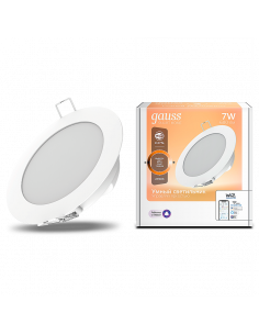 Светильник даунлайт Gauss Smart Home 7W 600lm 2700К...