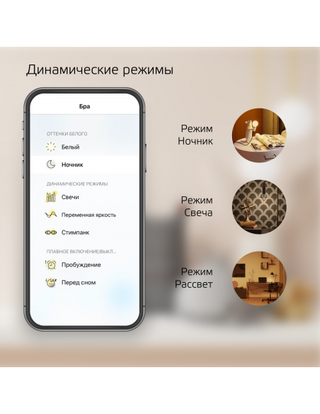 Светильник даунлайт Gauss Smart Home 7W 600lm 2700К 220-240V IP20 105*35мм диммируемый LED 1/30