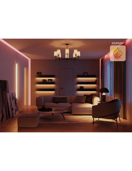 Лампа Gauss Smart Home A60 8,5W 806lm 2700-6500К E27 RGBW+изм.цвет.темп.+диммирование LED 1/10/40