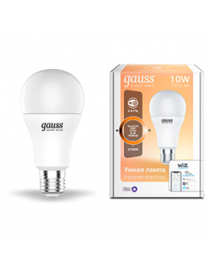 Лампа Gauss Smart Home A60 10W 1055lm 2700К E27...
