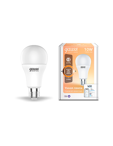 Лампа Gauss Smart Home A60 10W 1055lm 2700К E27...