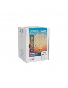 Лампа Gauss Smart Home Filament Diamond 6,5W 720lm... 2