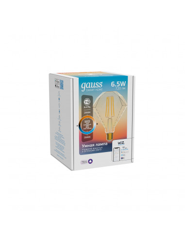 Лампа Gauss Smart Home Filament Diamond 6,5W...