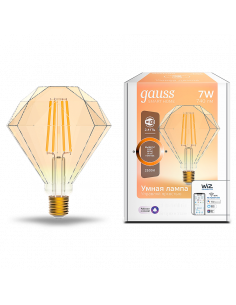 Лампа Gauss Smart Home Filament Diamond 7W 740lm 2500К...