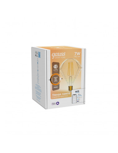 Лампа Gauss Smart Home Filament Diamond 7W...